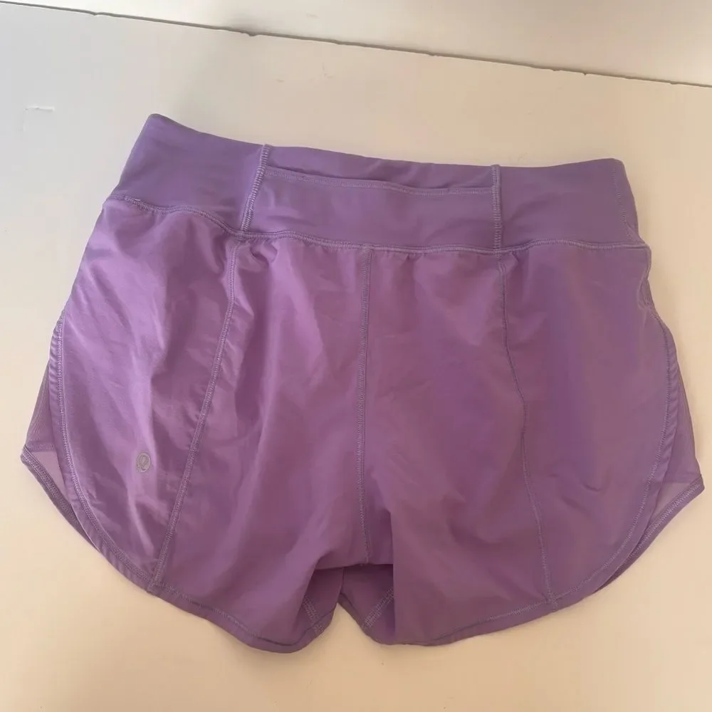 Lululemon Attack The Track Short 4" in 
Enchanted Iris Size 4 - Picture 9 of 11